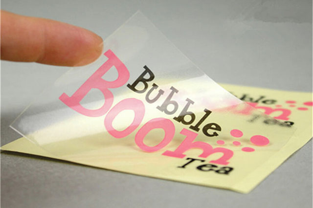 Decal nhựa được sử dụng phổ biến làm tem nhãn dán