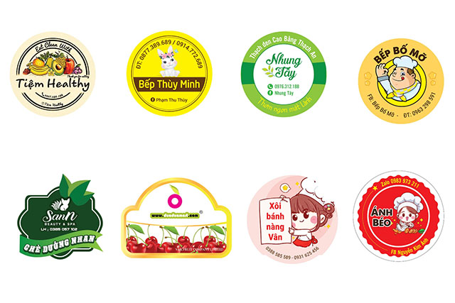 Mẫu in decal nhựa đẹp làm tem nhãn sản phẩm