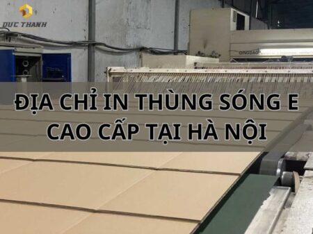 Địa chỉ in thùng sóng E cao cấp tại Hà Nội