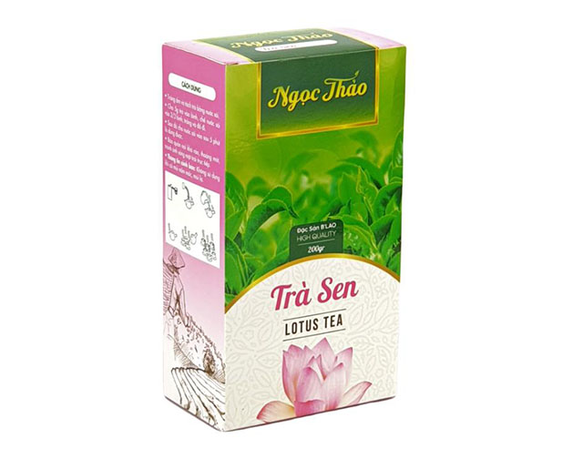 Vỏ hộp trà Sen