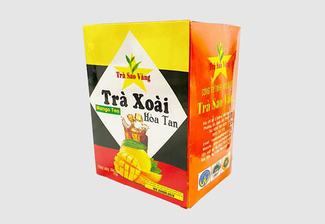 Vỏ hộp trà Xoài