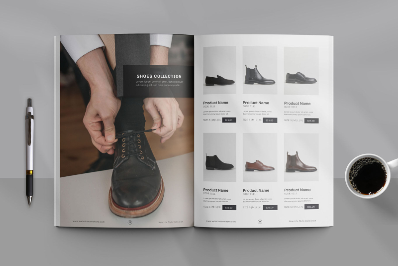 Catalogue giày da