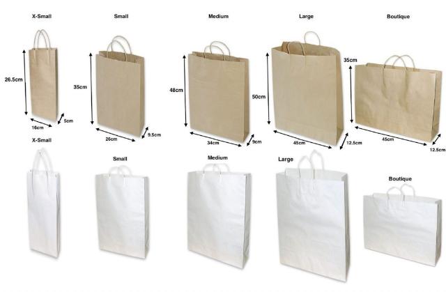 Cách chọn kích thước túi giấy hợp nhu cầu sử dụng