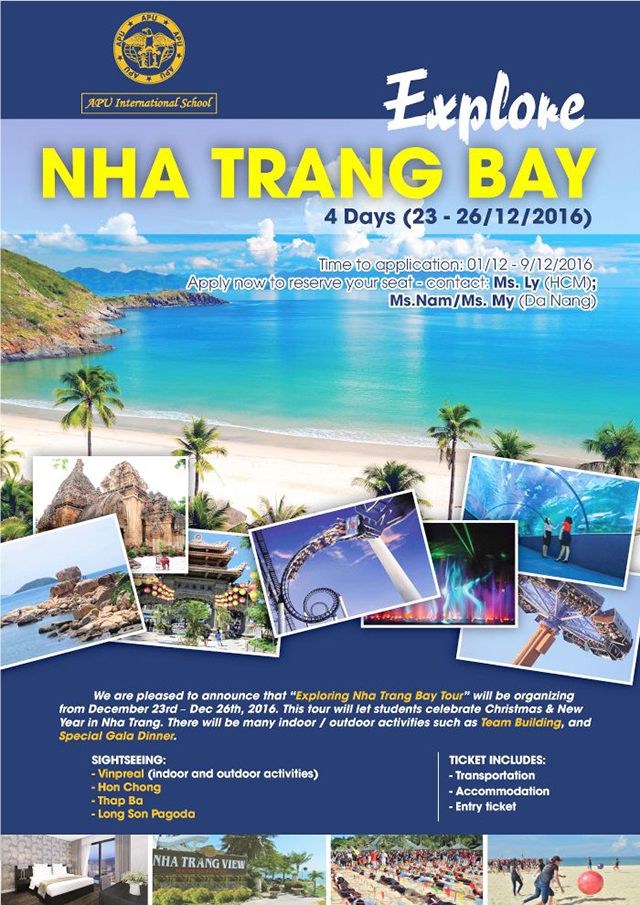 Mẫu tờ rơi giới thiệu du lịch Nha Trang