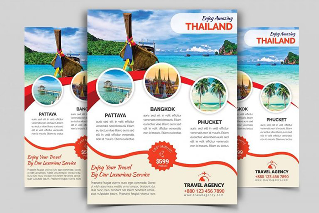 Tham khảo mẫu tờ rơi du lịch đẹp tại Thái Lan