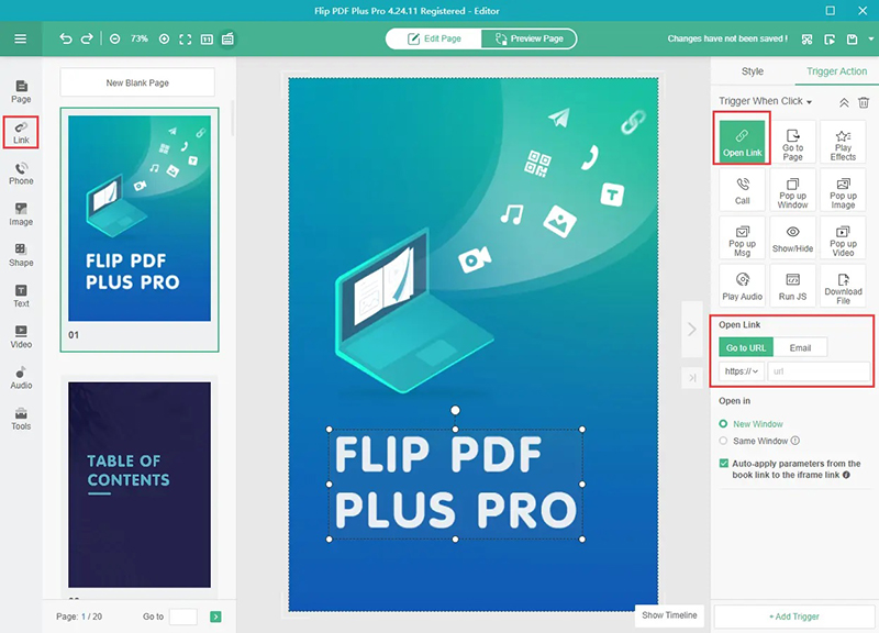 Phần mềm thiết kế Catalogue Flip Builder