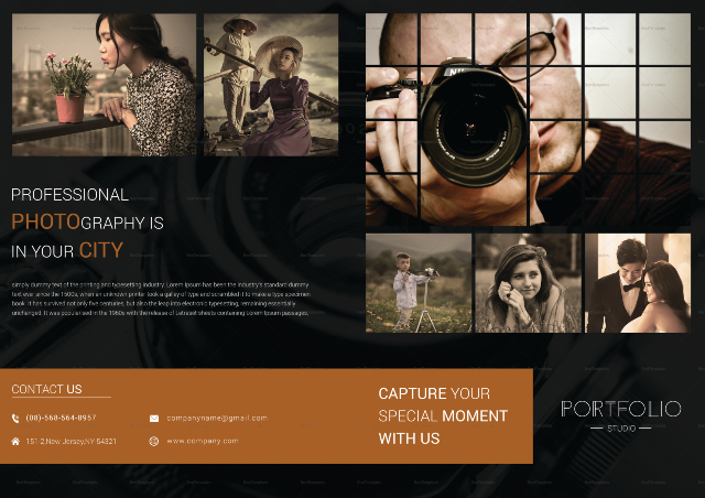 photography template