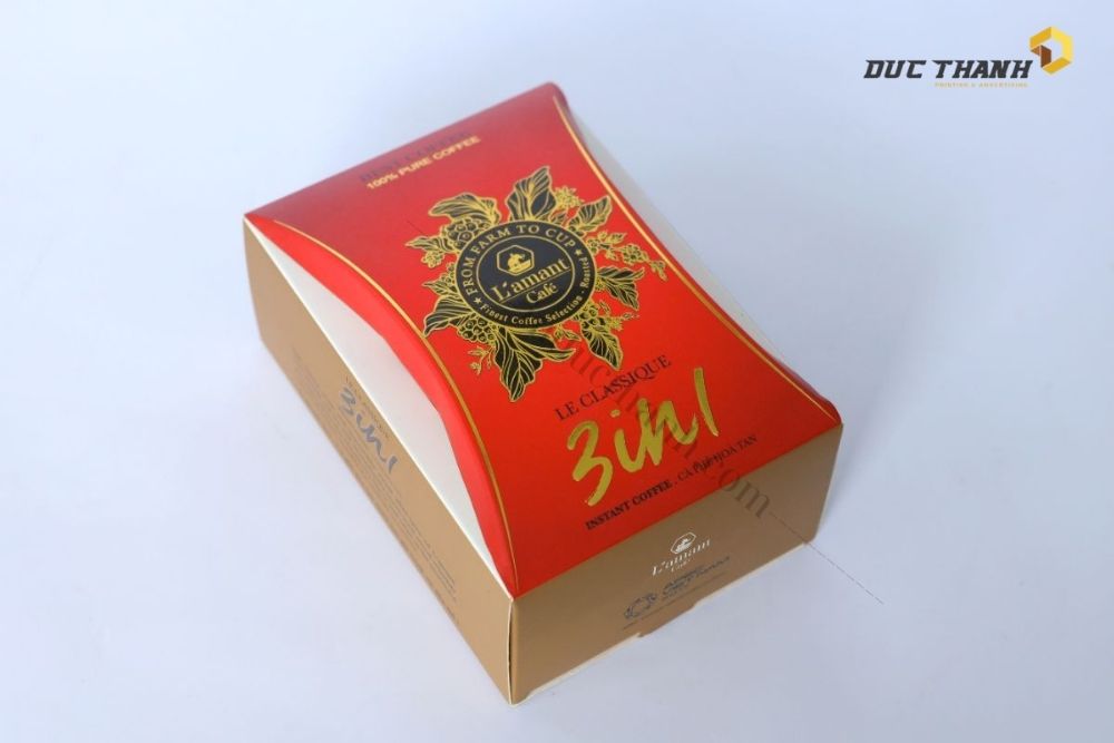 Mẫu in hộp cứng Cafe Lamant