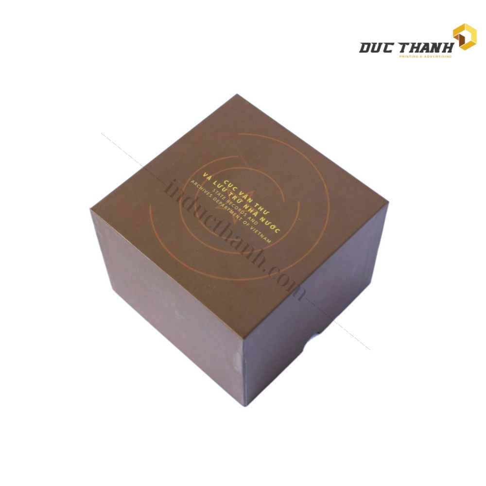 Mẫu in hộp cứng cục văn thư và lưu trữ nhà nước