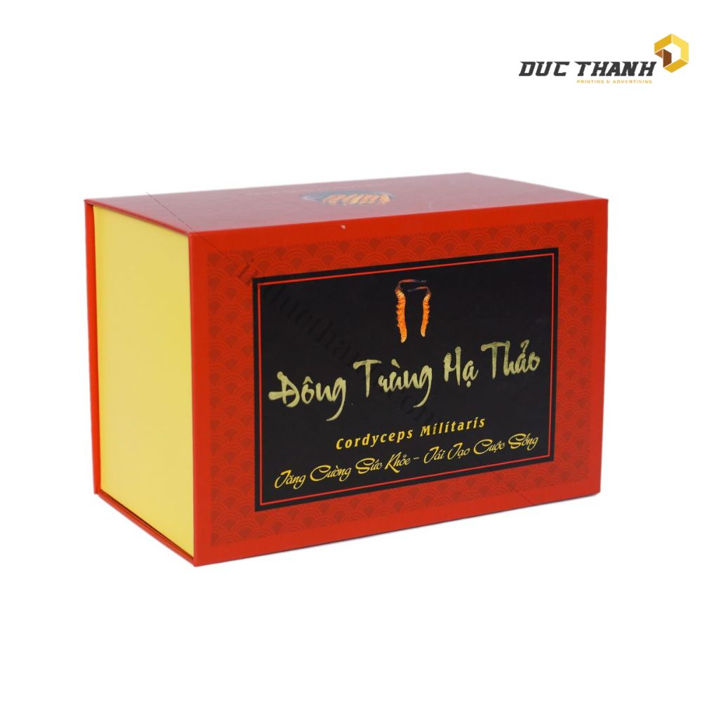 Mẫu in hộp cứng Đông Trùng Hạ Thảo