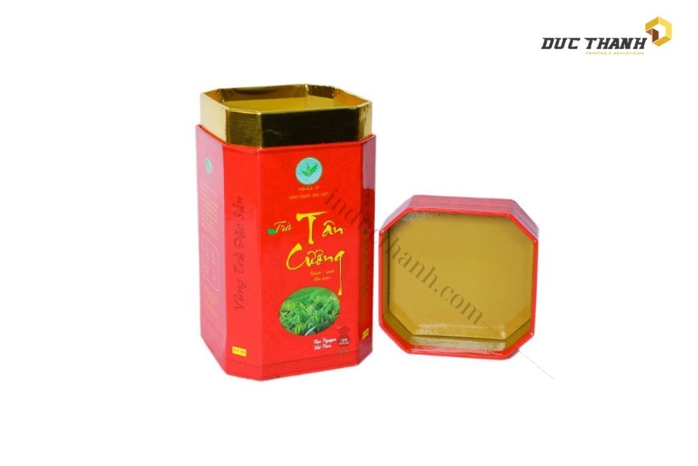 Mẫu in hộp cứng đựng trà Tân Cương