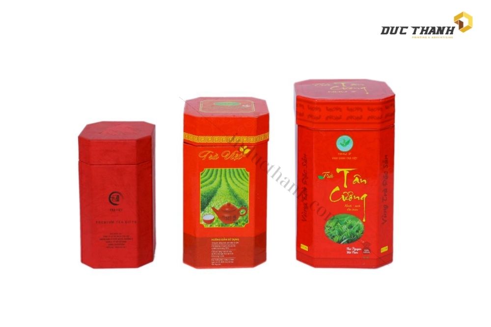 Mẫu in hộp cứng đựng trà Tân Cương