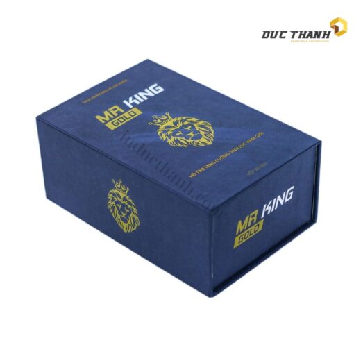 Mẫu in hộp cứng Mr King Gold