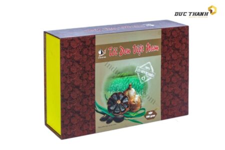 Mẫu in hộp cứng tỏi đen