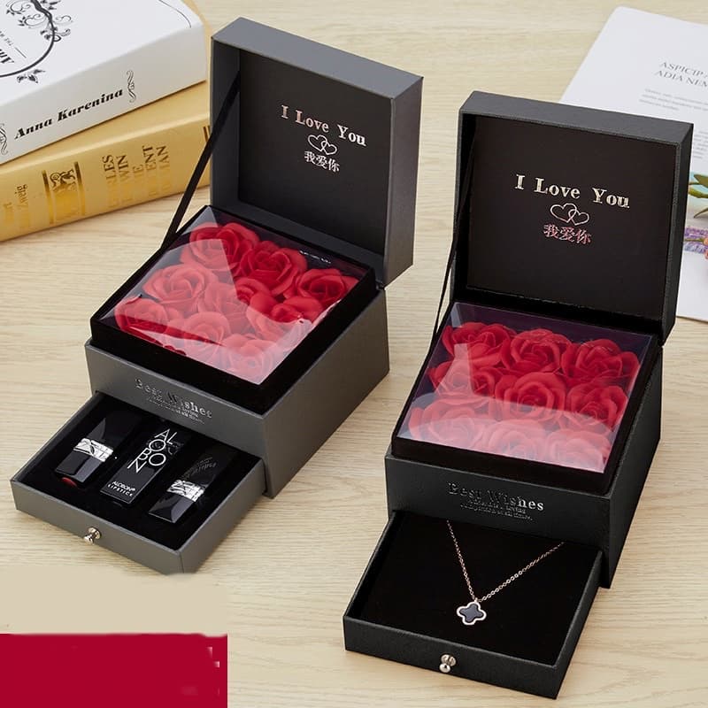 Mẫu hộp quà tặng lễ tình nhân valentine đựng nữ trang
