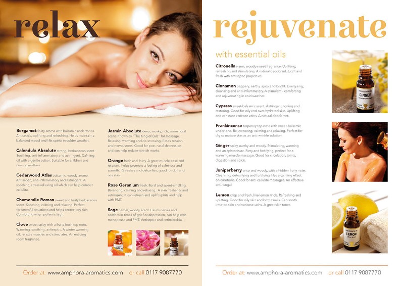 Brochure spa massage