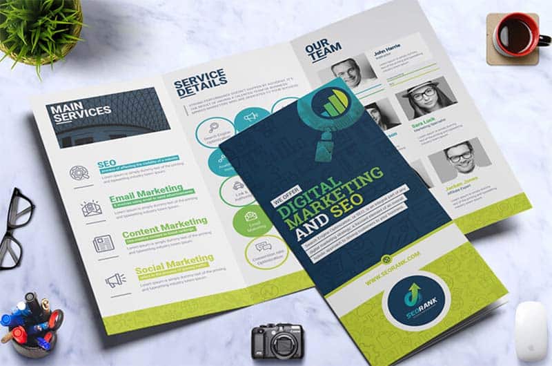 Thiết kế brochure có tính thẩm mỹ cao sẽ thu hút được sự chú ý của khách hàng tốt hơn