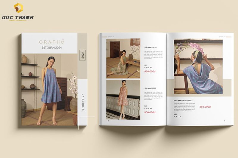Mẫu Catalogue bộ sưu tập thời trang
