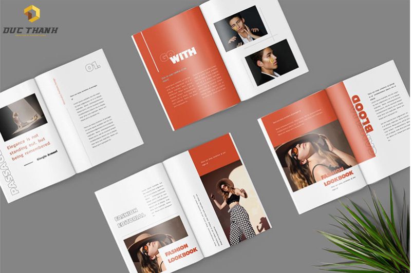 Mẫu Catalogue giới thiệu Fashion Lookbook