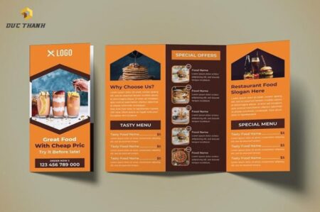 Mẫu brochure quảng cáo