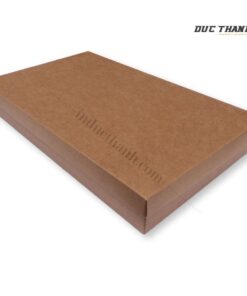 Mẫu hộp giấy đựng quần áo màu nâu kraft tự nhiên