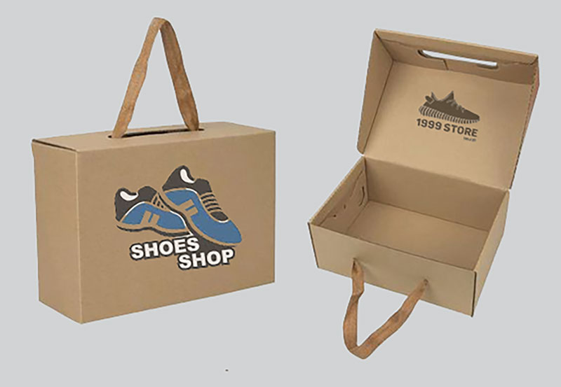 Hộp đựng giày bằng giấy carton sóng