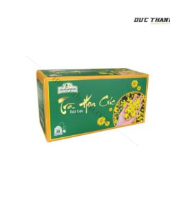 Mẫu hộp giấy đựng trà hoa cúc túi lọc