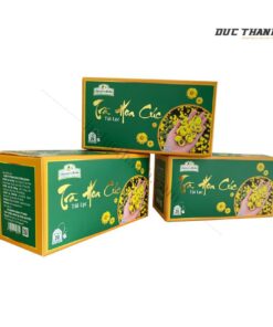 Mẫu hộp giấy đựng trà hoa cuc túi lọc