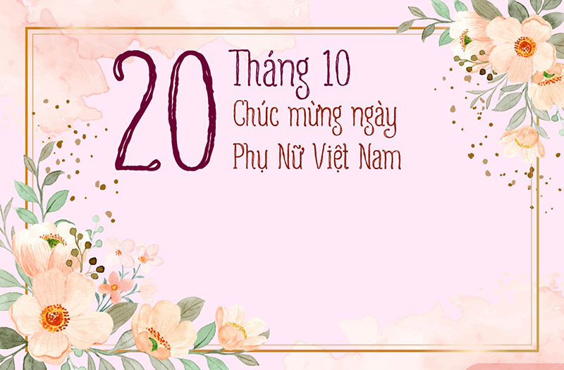 Thiệp chúc mừng 20/10 đẹp