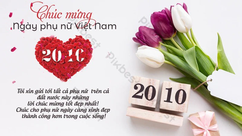 Thiệp chúc mừng 20/10 đẹp