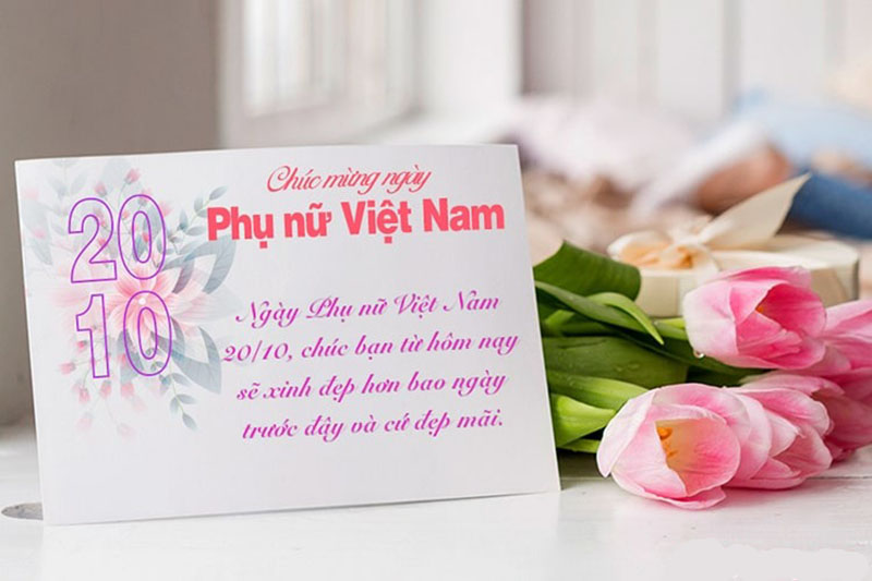 Thiệp chúc mừng 20/10 cho đồng nghiệp, bạn bè