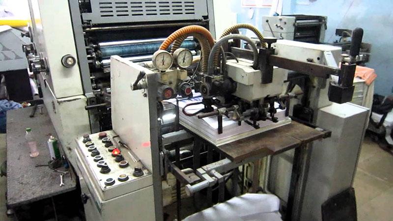 Máy móc in offset hiện đại