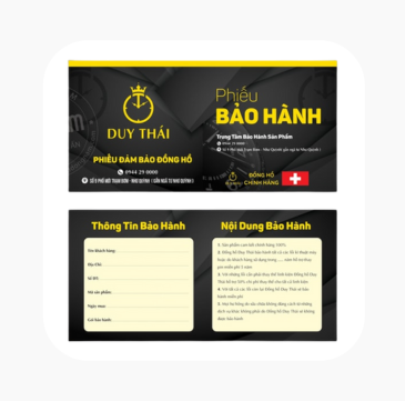 In phiếu bảo hành