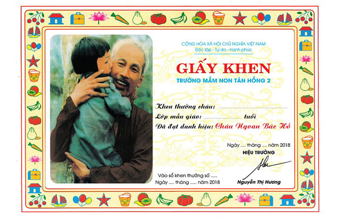 Mẫu giấy khen vector đẹp