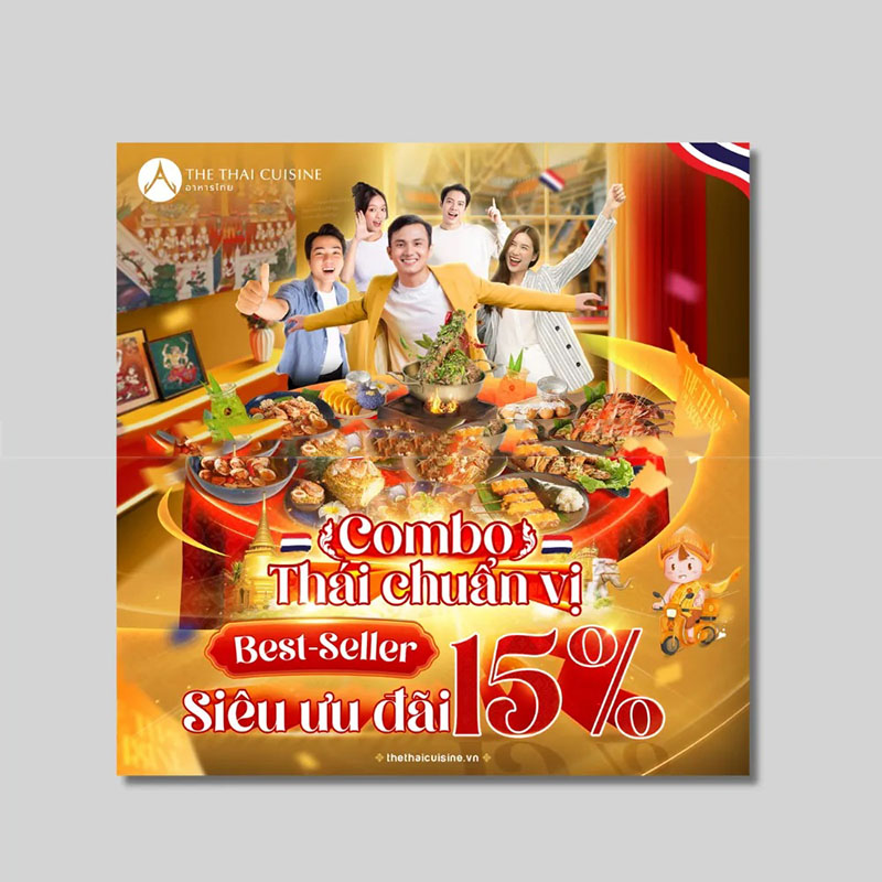 Mẫu tờ rơi quảng cáo đồ ăn
