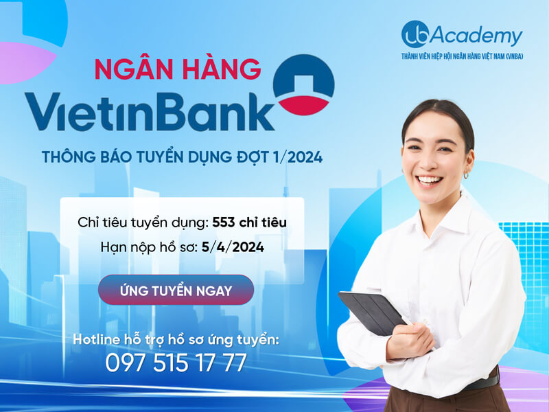 Mẫu Tờ rơi tuyển dụng ngân hàng Việt Tin Bank