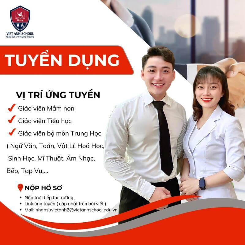 Mẫu tờ rơi tuyển dụng giáo viên