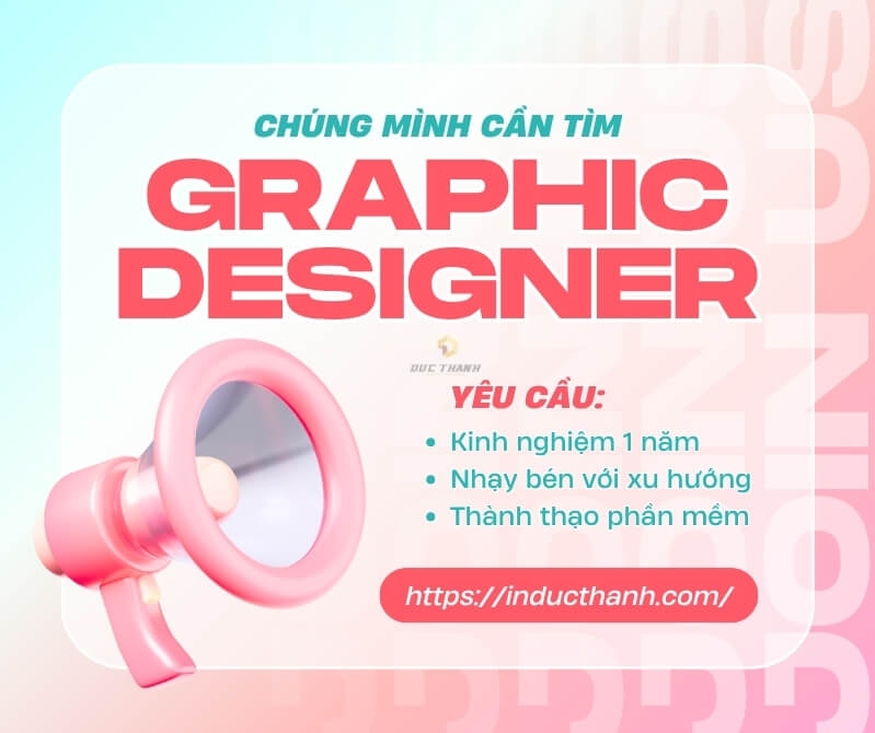 Mẫu tờ rơi tuyển dụng đạt yêu cầu