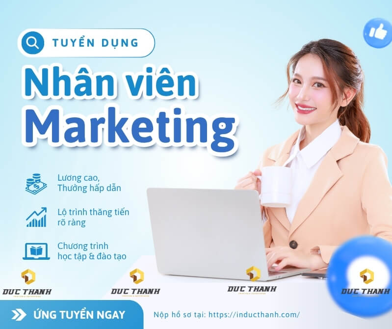 tờ rơi tuyển dụng thiết kế đẹp tạo nên sức hút
