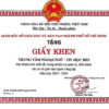 Nội dung cần có khi in giấy khen