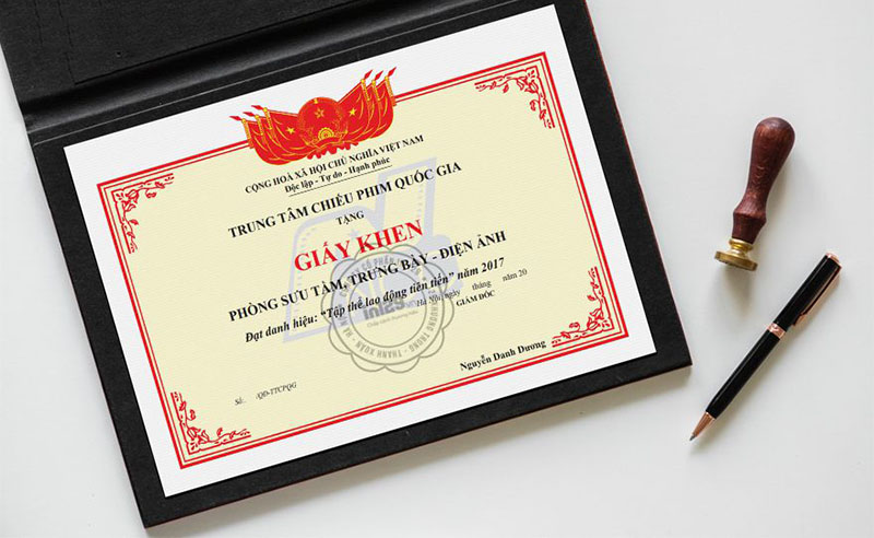 Tầm quan trọng của in giấy khen