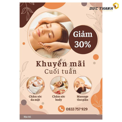 Tờ rơi Spa
