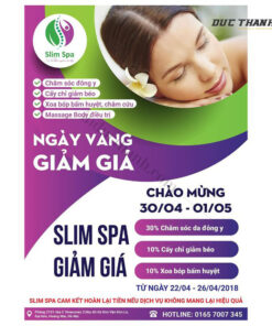 Tờ rơi Spa