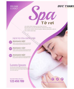 Tờ rơi Spa