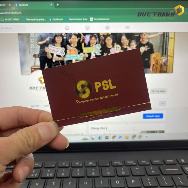 Mẫu card visit dịch vụ 1
