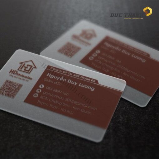 Mẫu card visit giám đốc 2