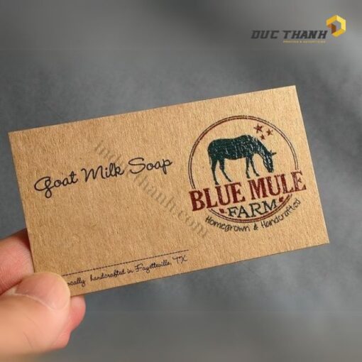 Mẫu card visit tối giản