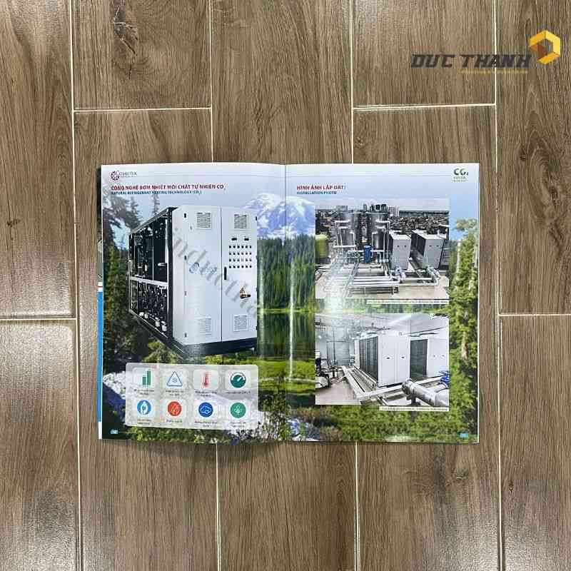 Mẫu catalogue công nghệ bơm nhiệt