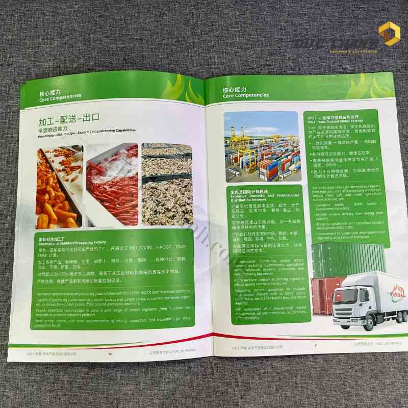 Mẫu catalogue nông sản VIOT 3