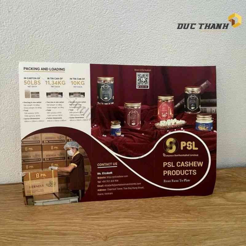 Mẫu catalogue sản phẩm PSL 2